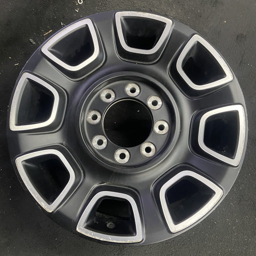 20" FORD F250SD PICKUP 23-25 20x8, , solid spoke, black, slotted spoke Original - Angle View