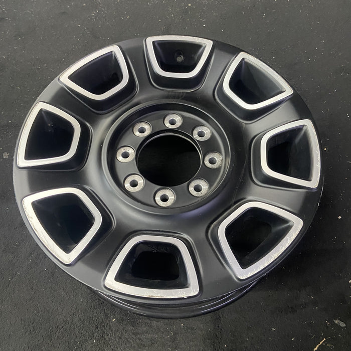 20" FORD F250SD PICKUP 23-25 20x8, , solid spoke, black, slotted spoke Original - Close-Up Detail