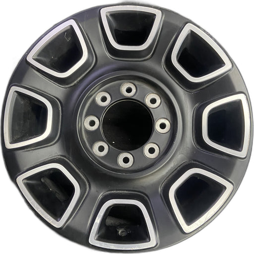20" FORD F250SD PICKUP 23-25 20x8, , solid spoke, black, slotted spoke Original - Front View