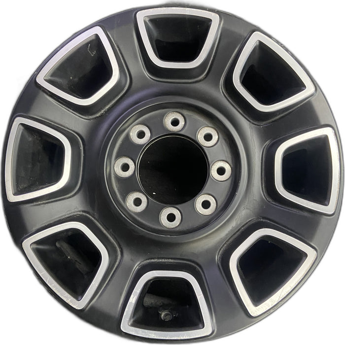 20" FORD F250SD PICKUP 23-25 20x8, , solid spoke, black, slotted spoke Original - Front View