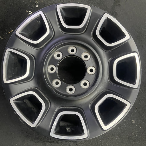 20" FORD F250SD PICKUP 23-25 20x8, , solid spoke, black, slotted spoke Original - Angle View