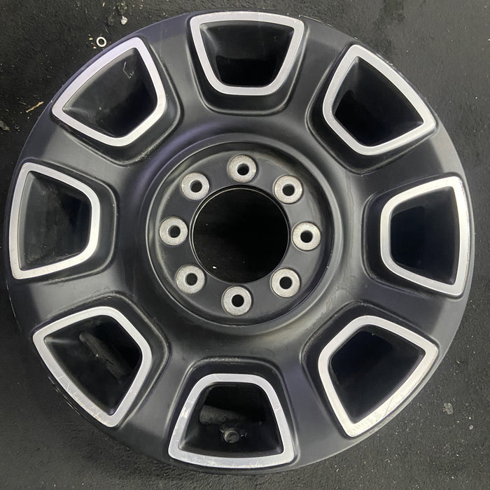 20" FORD F250SD PICKUP 23-25 20x8, , solid spoke, black, slotted spoke Original - Angle View