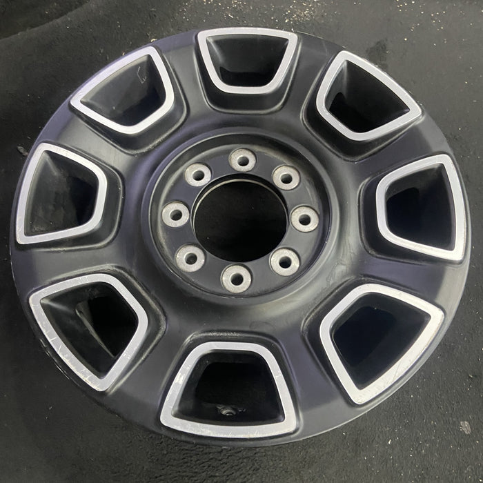 20" FORD F250SD PICKUP 23-25 20x8, , solid spoke, black, slotted spoke Original - Side Profile