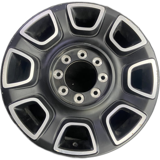 20" FORD F250SD PICKUP 23-25 20x8, , solid spoke, black, slotted spoke Original - Front View
