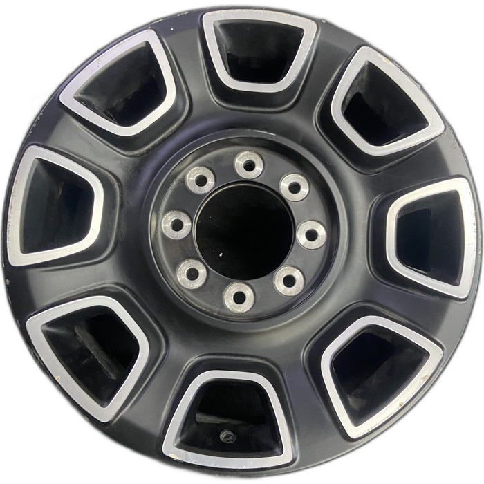 20" FORD F250SD PICKUP 23-25 20x8, , solid spoke, black, slotted spoke Original - Front View