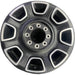 20" FORD F250SD PICKUP 23-25 20x8, , solid spoke, black, slotted spoke Original - Front View