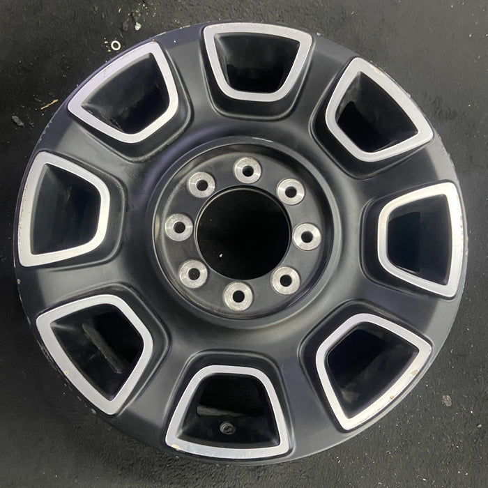 20" FORD F250SD PICKUP 23-25 20x8, , solid spoke, black, slotted spoke Original - Angle View