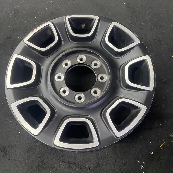 20" FORD F250SD PICKUP 23-25 20x8, , solid spoke, black, slotted spoke Original - Close-Up Detail