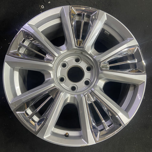 22" SIERRA 1500 PICKUP 23 22x9, raised spoke, 10 spoke, opt RPT Original OEM - Angle View