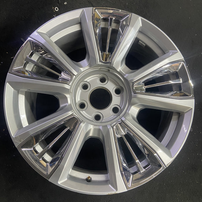 22" SIERRA 1500 PICKUP 23 22x9, raised spoke, 10 spoke, opt RPT Original OEM - Angle View