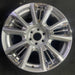 22" SIERRA 1500 PICKUP 23 22x9, raised spoke, 10 spoke, opt RPT Original OEM - Angle View