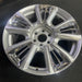 22" SIERRA 1500 PICKUP 23 22x9, raised spoke, 10 spoke, opt RPT Original OEM - Side Profile