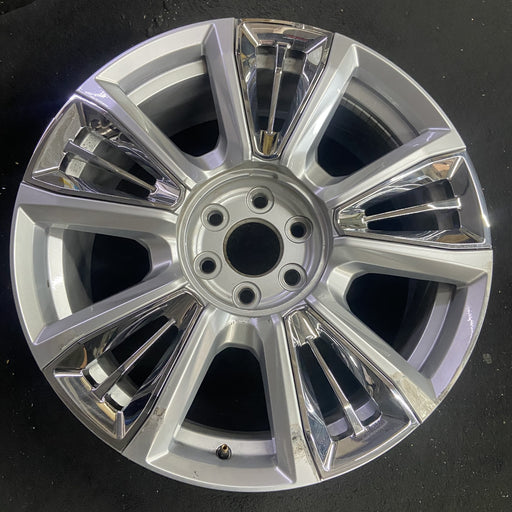 22" SIERRA 1500 PICKUP 23 22x9, raised spoke, 10 spoke, opt RPT Original OEM - Angle View