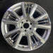 22" SIERRA 1500 PICKUP 23 22x9, raised spoke, 10 spoke, opt RPT Original OEM - Angle View