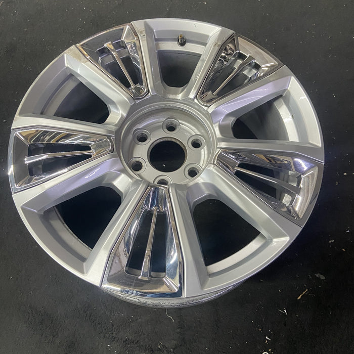 22" SIERRA 1500 PICKUP 23 22x9, raised spoke, 10 spoke, opt RPT Original OEM - Close-Up Detail