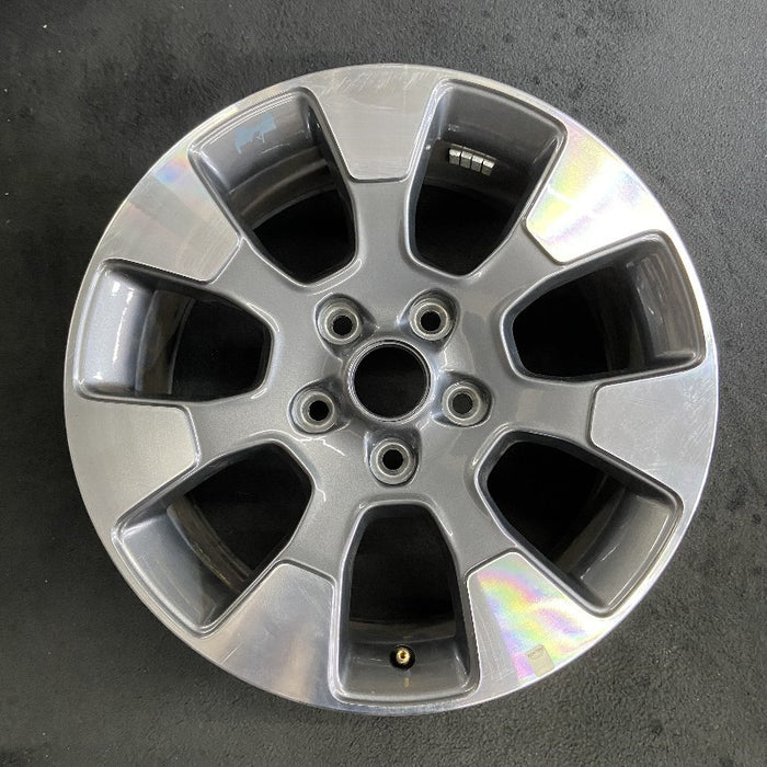 18" WRANGLER 18 VIN X , 18x7.5, 7 spoke, Original OEM Wheel Rim - Front View
