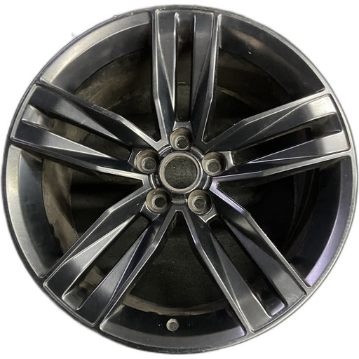 20" CAMARO 16 20x9.5, 5 split spoke, black Original OEM Wheel Rim - Front View