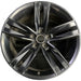 20" CAMARO 16 20x9.5, 5 split spoke, black Original OEM Wheel Rim - Front View