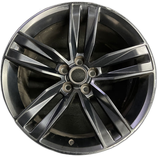 20" CAMARO 16 20x9.5, 5 split spoke, black Original OEM Wheel Rim - Front View