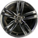 20" CAMARO 16 20x9.5, 5 split spoke, black Original OEM Wheel Rim - Front View
