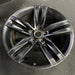 20" CAMARO 16 20x9.5, 5 split spoke, black Original OEM Wheel Rim - Side Profile