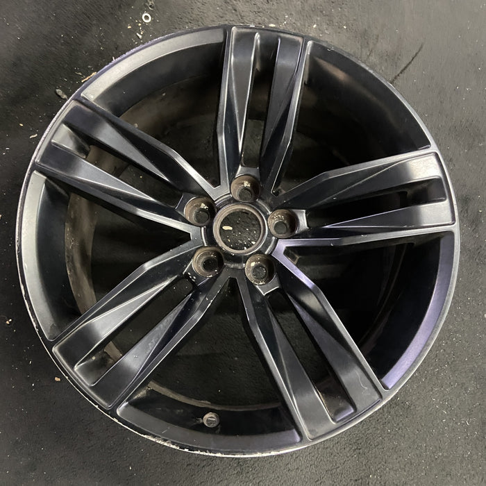 20" CAMARO 16 20x8.5, 5 split spoke, black Original OEM Wheel Rim - Angle View
