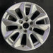 20" SIERRA 1500 PICKUP 19 20x9 10 spoke opt NZP Original OEM Wheel Rim - Front View