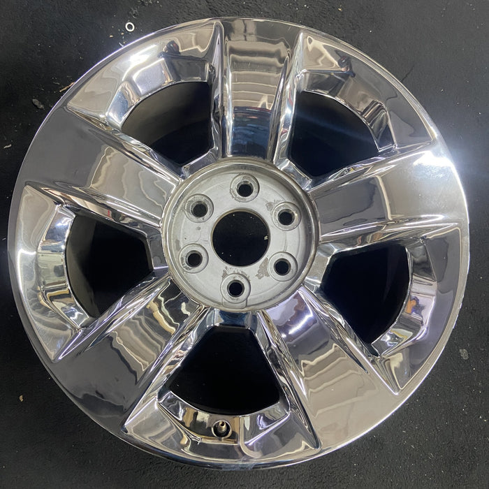 20" SIERRA 1500 PICKUP 19 classic , 20x9, 5 spoke, covered lug nuts, Original - Angle View