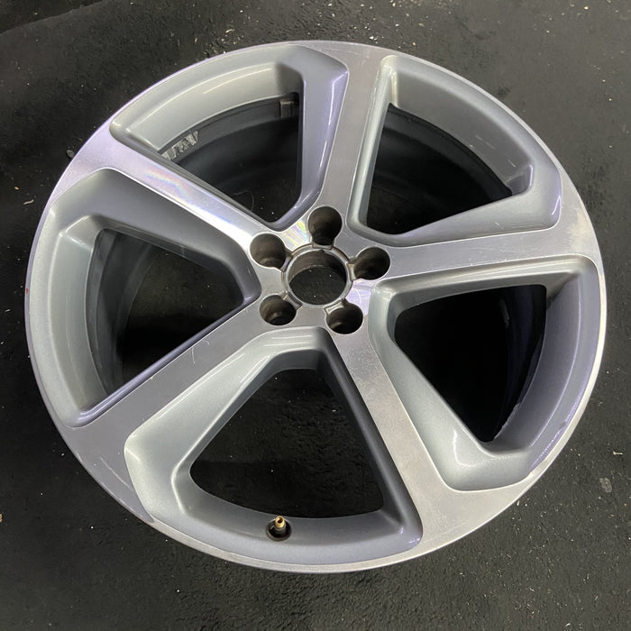 20" AUDI Q5 13-16 20x8.5, 5 spoke, arm spoke Original OEM Wheel Rim - Side Profile