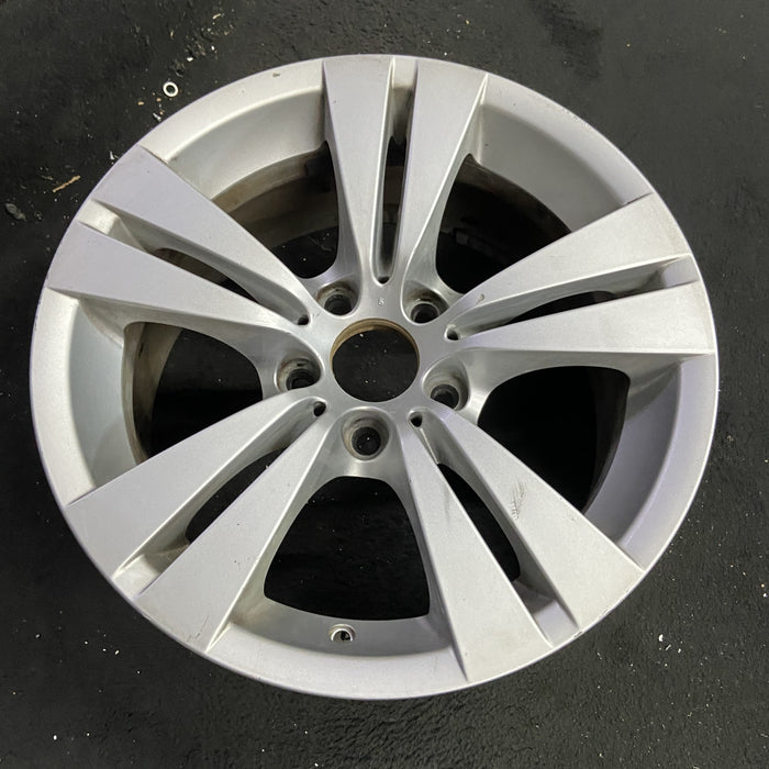 17" BMW 528i 08-10 17x8 , 10 spoke, i , double spoke, w/o hole in spoke - Side Profile
