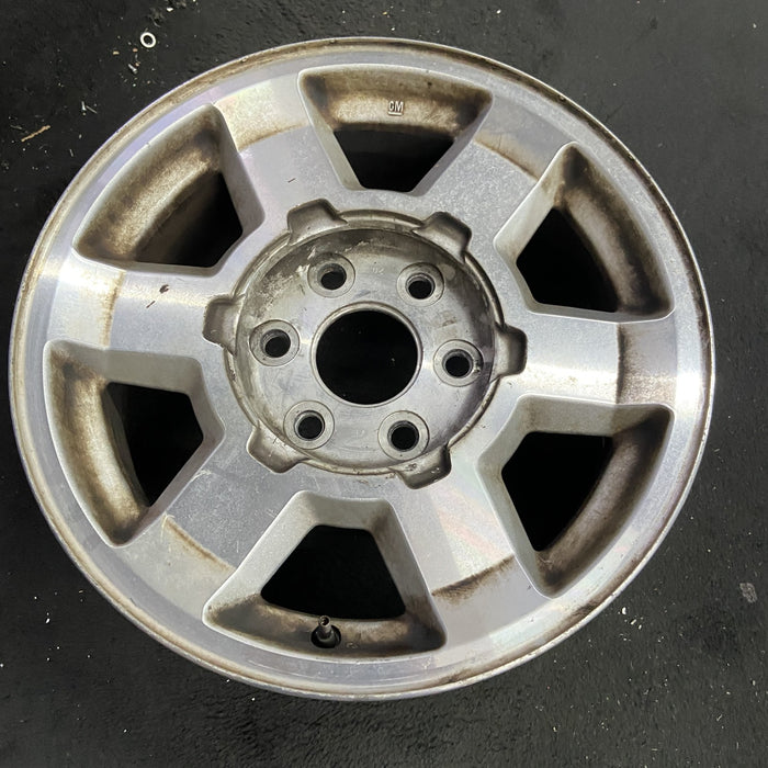 17" SIERRA 1500 PICKUP 04 17x7.5, Original OEM Wheel Rim