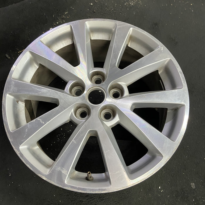 18" MALIBU 13-15 18x8, , opt Q48 Original OEM Wheel Rim - Side Profile