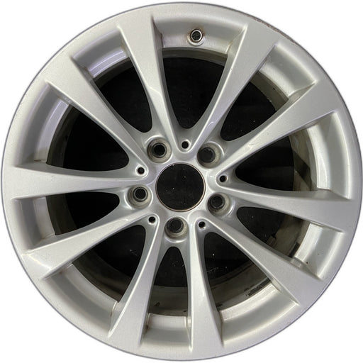 17" BMW 320i 12-13 , 17x7.5 , 5 spoke, V spoke, narrow spoke edge Original OEM - Front View