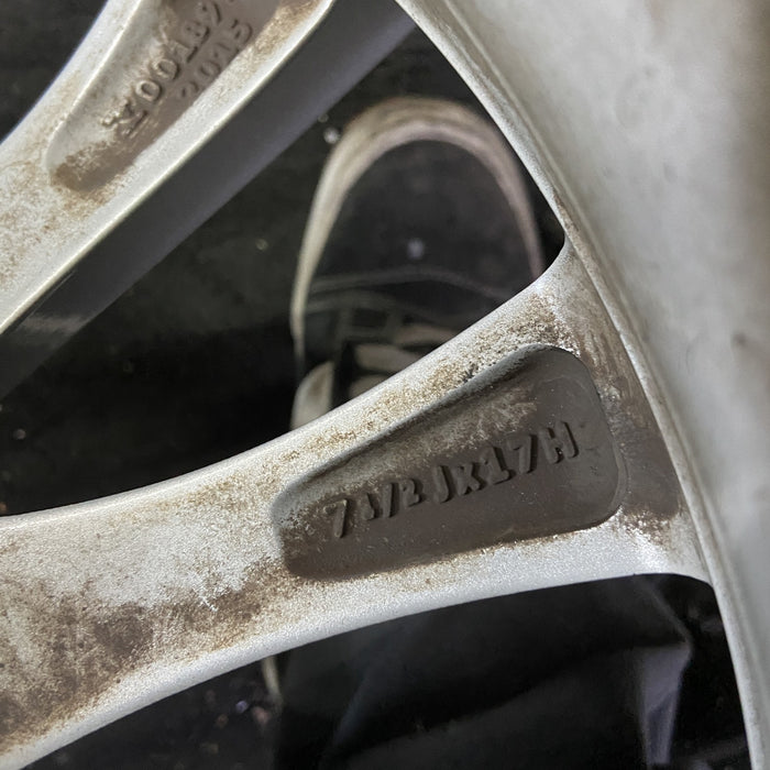 17" BMW 320i 12-13 , 17x7.5 , 5 spoke, V spoke, narrow spoke edge Original OEM - Additional View