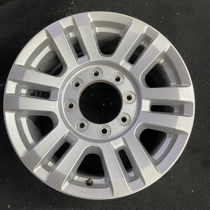 18" FORD F250SD PICKUP 17 18x8 , aluminum, 12 spoke , silver Original OEM Wheel Rim