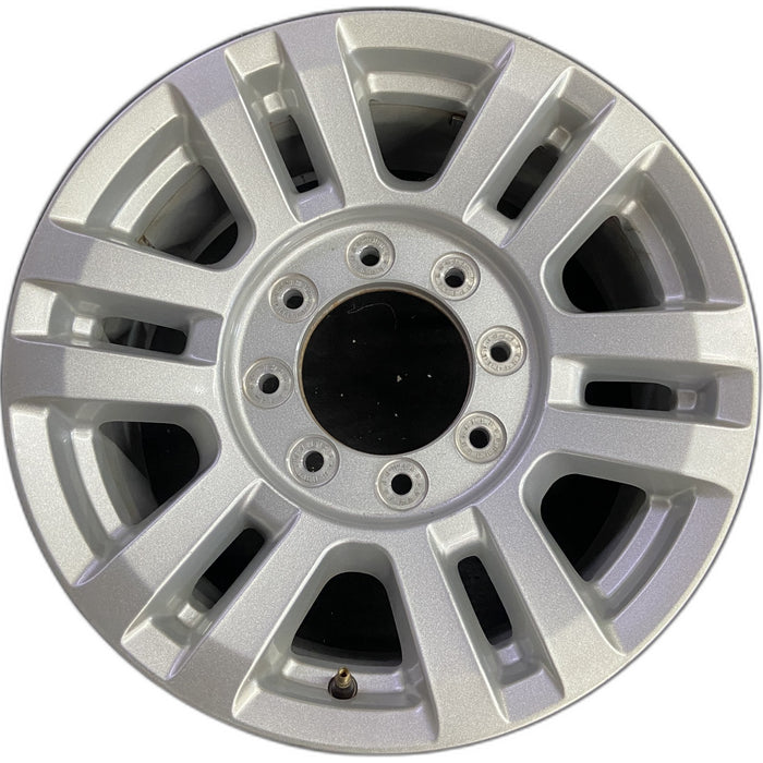 18" FORD F250SD PICKUP 17 18x8 , aluminum, 12 spoke , silver Original OEM Wheel Rim