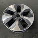 18" GRAND CHEROKEE 22 WL body , 18x8, , V spoke Original OEM Wheel Rim - Close-Up Detail