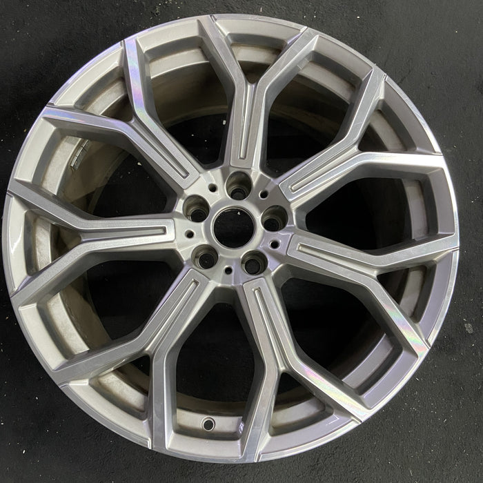 21" X7 19-25 21x9.5, 7 spoke Original OEM Wheel Rim - Angle View