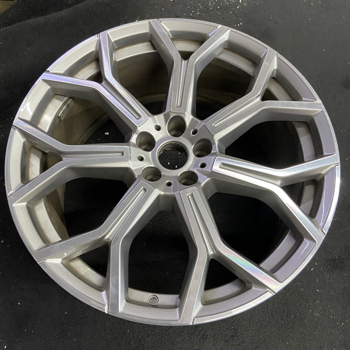 21" X7 19-25 21x9.5, 7 spoke Original OEM Wheel Rim - Side Profile