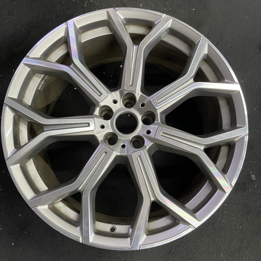 21" X7 19-25 21x9.5, 7 spoke Original OEM Wheel Rim - Angle View