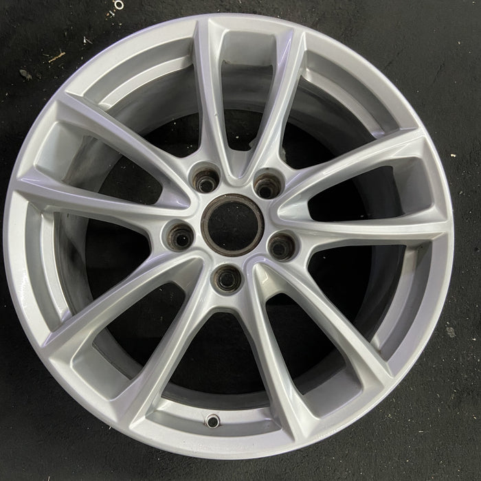 19" PORSCHE PANAMERA 17-19 , 19x9, 5 spoke, V spoke Original OEM Wheel Rim - Angle View