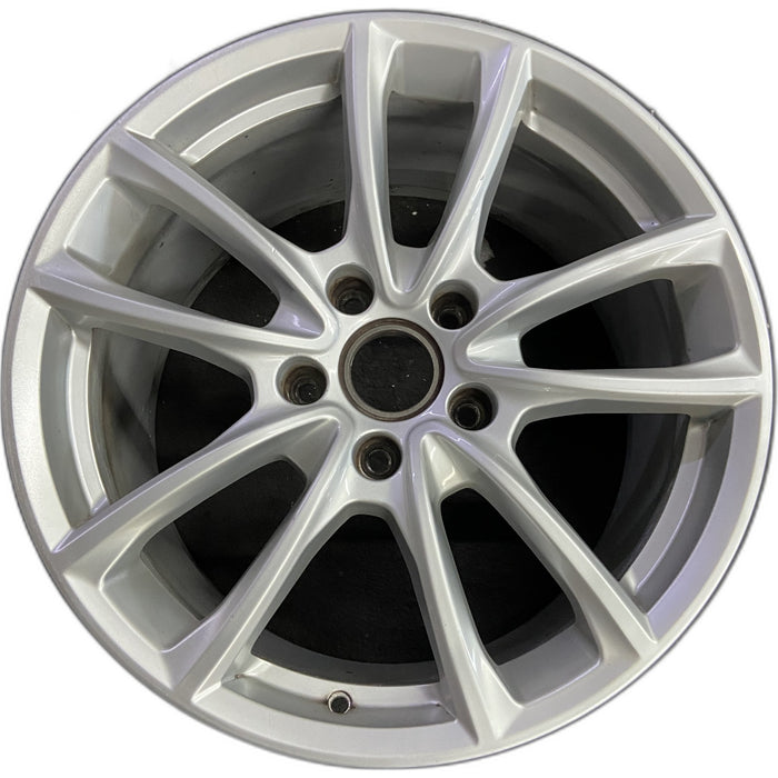19" PORSCHE PANAMERA 17-19 , 19x10.5, 5 spoke, V spoke Original OEM Wheel Rim - Front View