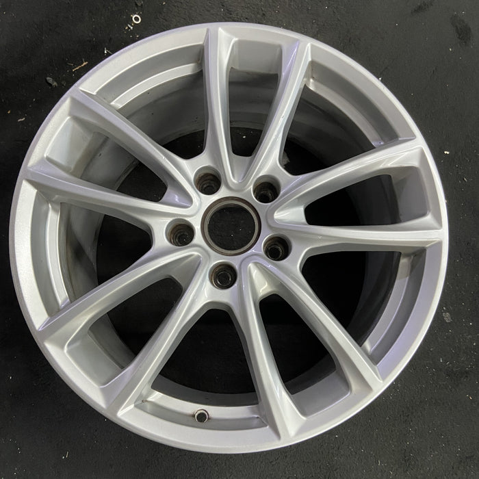 19" PORSCHE PANAMERA 17-19 , 19x10.5, 5 spoke, V spoke Original OEM Wheel Rim - Angle View