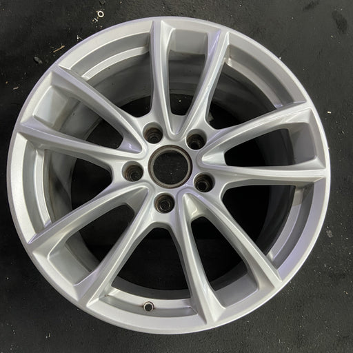 19" PORSCHE PANAMERA 17-19 , 19x10.5, 5 spoke, V spoke Original OEM Wheel Rim - Angle View