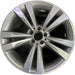 19" MERCEDES S-CLASS 14 222 Type; S550, 19x9.5 , wide spokes Original OEM Wheel - Front View