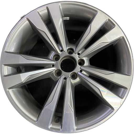 19" MERCEDES S-CLASS 14 222 Type; S550, 19x9.5 , wide spokes Original OEM Wheel - Front View