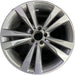 19" MERCEDES S-CLASS 14 222 Type; S550, 19x9.5 , wide spokes Original OEM Wheel - Front View