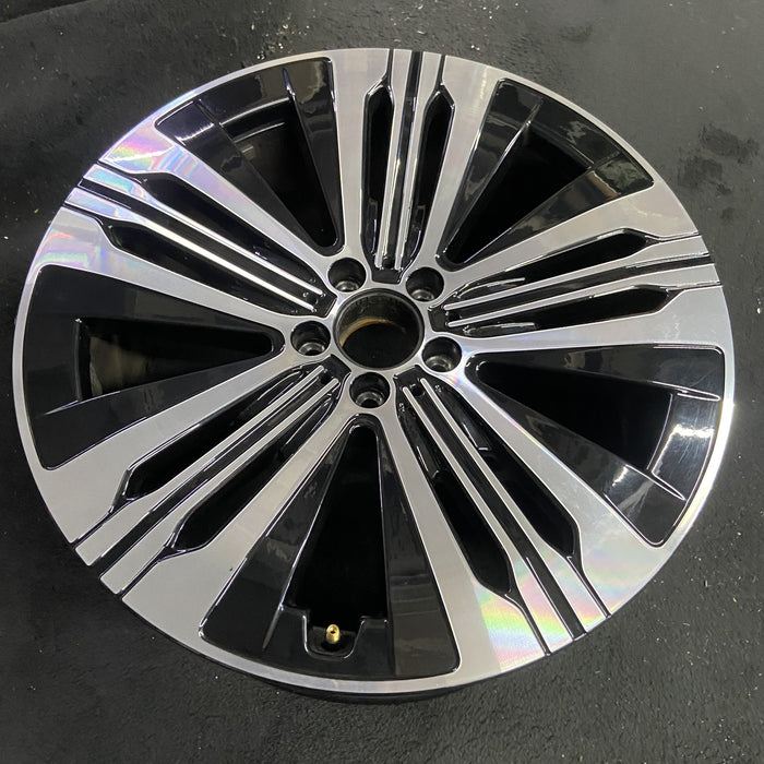 20" EQS-CLASS 22-25 297 Type, 20x8.5 , triple spoke Original OEM Wheel Rim - Side Profile