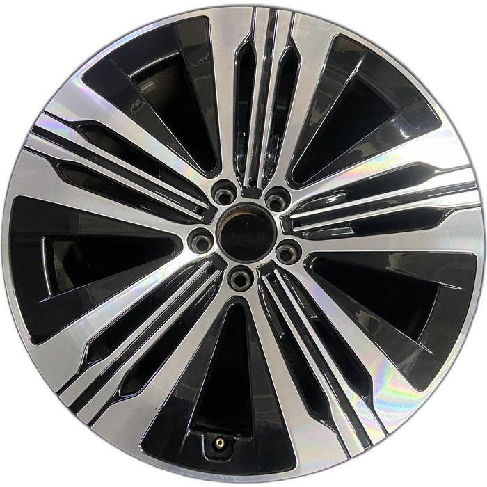 20" EQS-CLASS 22-25 297 Type, 20x8.5 , triple spoke Original OEM Wheel Rim - Front View