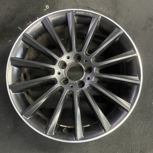 19" MERCEDES C-CLASS 20-21 205 Type C43 Cvertible 19x8.5 14 spoke black with - Front View